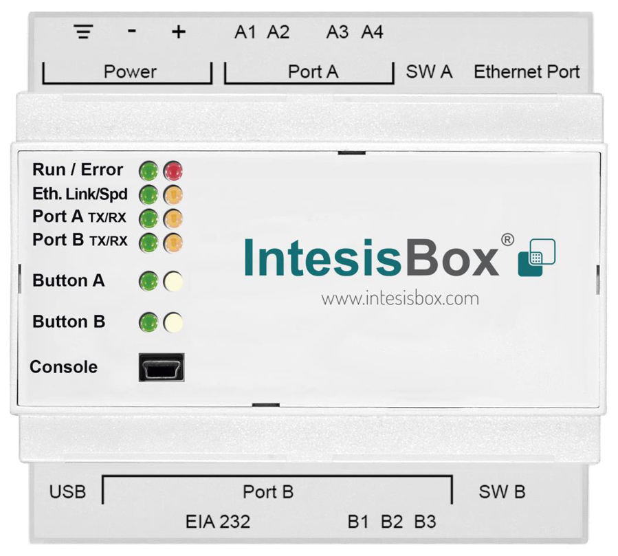 Image de PAW-AC2-KNX-16P: KNX interface pour 16 unités intérieures