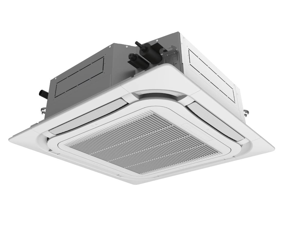 Image de GKH(12)EB-K6DNA5A/I: Cassette 8 voies RAC 60x60 blanc 3.5 kW exclus panneau TF05 ( Inclus contrôle IR)