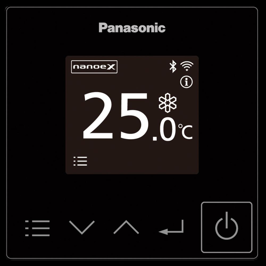 Image de CZ-RTC6BLW2: Commande à écran tactile Conex noir avec Bluetooth et WLAN PACi/ECOi