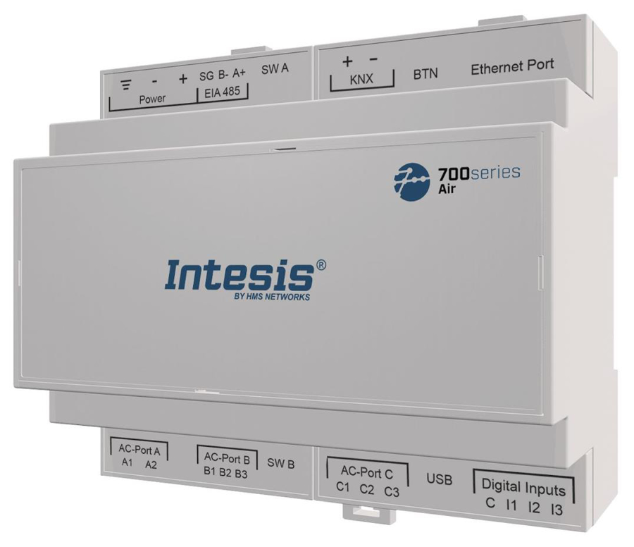 Afbeeldingen van PAW-AC2-BMS-64: Modbus, BACNET en KNX interface tot 64 units