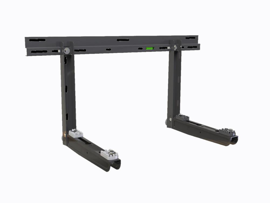 Afbeeldingen van SCD500363: Muurbeugel GIOTTO klein, mat antraciet grijs tot 160 kg