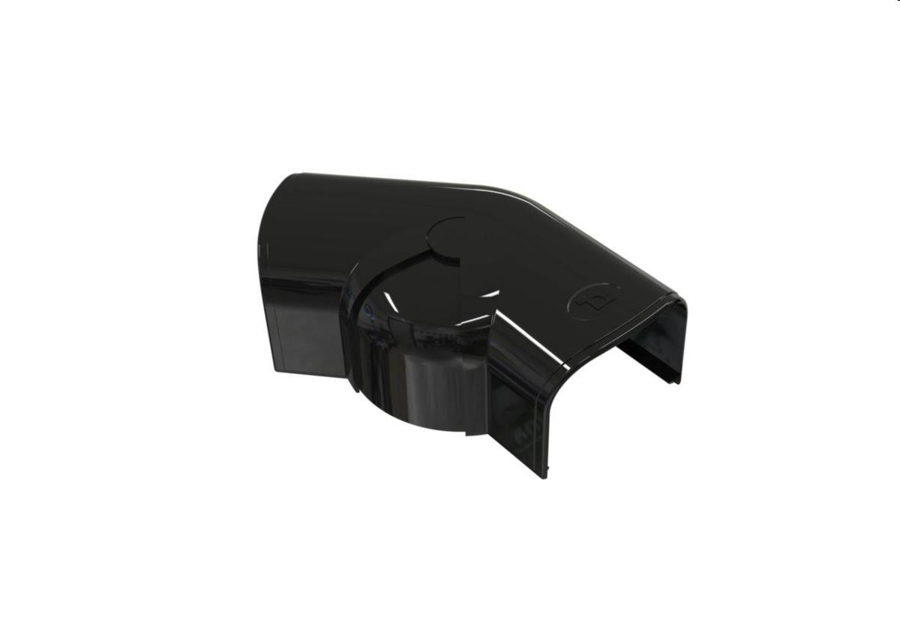 Afbeeldingen van SCD100381: Optimat instelbare bocht 90-135° CPS75-OPT zwart (1st) RAL 9005