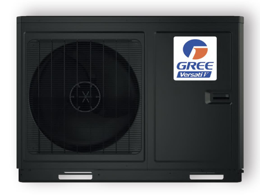 Image de GRS-CQ6.0Pd/NpG4-E: Versati V Monobloc noir R290 6kW mono