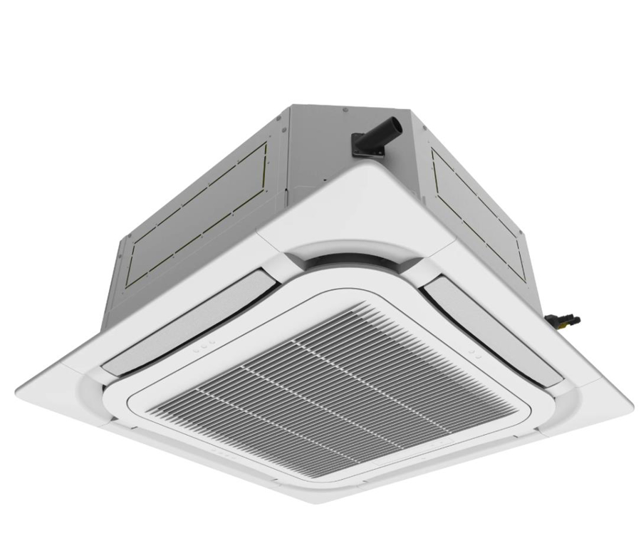 Image de GUD100T/A-T: 8-weg cassette U-Match 5 series 90x90 R32 wit 10.0 kW excl paneel TF06 (inclusief IR bediening)