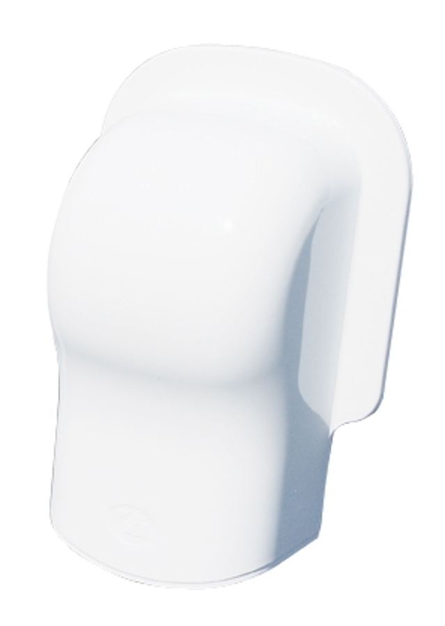 Afbeeldingen van SCD100250: Optimat muurdeksel square TMQ102 wit (3st) RAL 9010