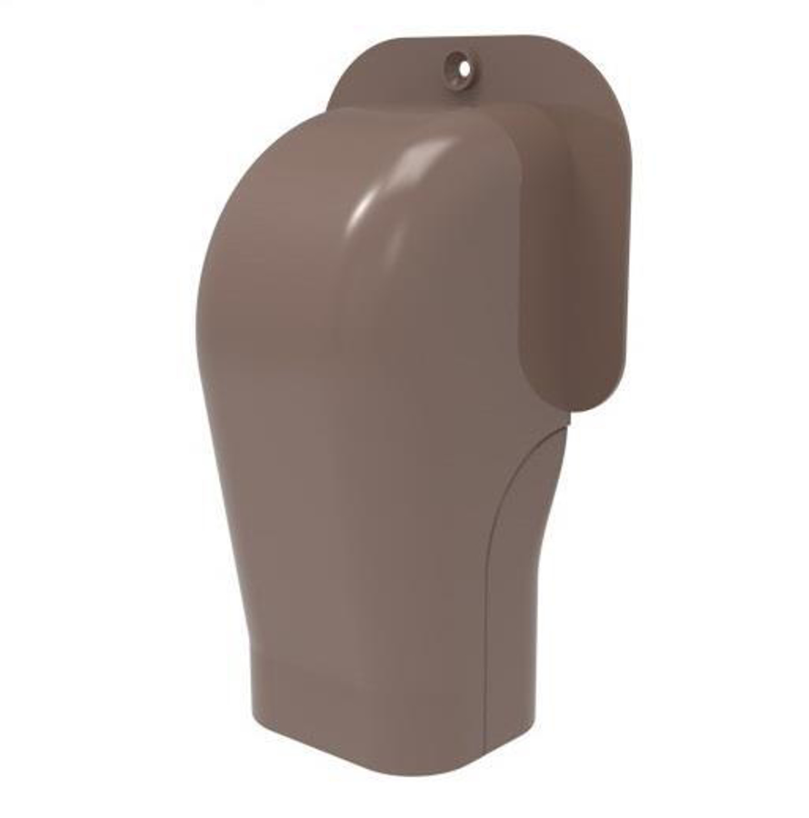 Image de SCD100295: Cache-mur Excellens Square TMQ100-EXC marron (3 pièces) RAL 8017