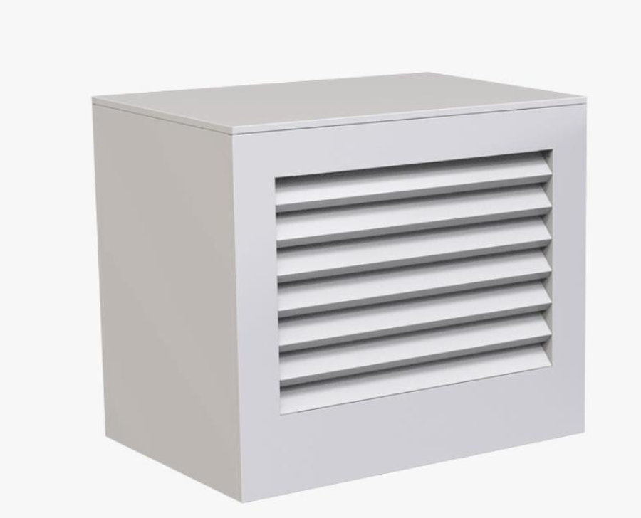 Afbeeldingen van SCD500450: Geluiddempende box 1150x1020x810 ivoor RAL 9002 (-13.3 dB(A))