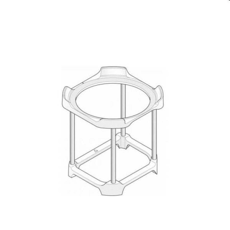 Image de PAW-DHW-STAND-1: Châssis de support mural pour chauffe-eau thermodynamique